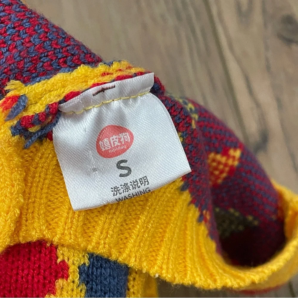 Halloween Dog Clown Costume Knitted‎